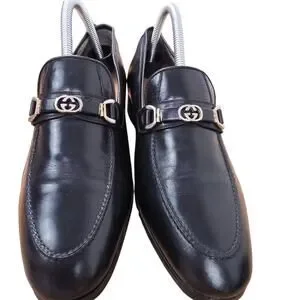 Gucci | Shoes | Gucci Interlocking G Black Gg Leather  display picture 2